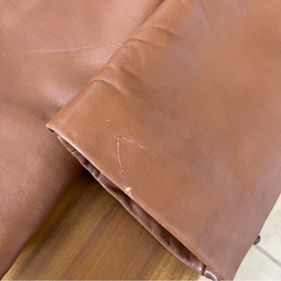 Vintage Men's Brown Leather Blazer - Picture 5 of 9